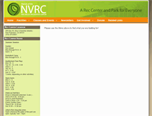 Tablet Screenshot of noevalleyreccenter.com